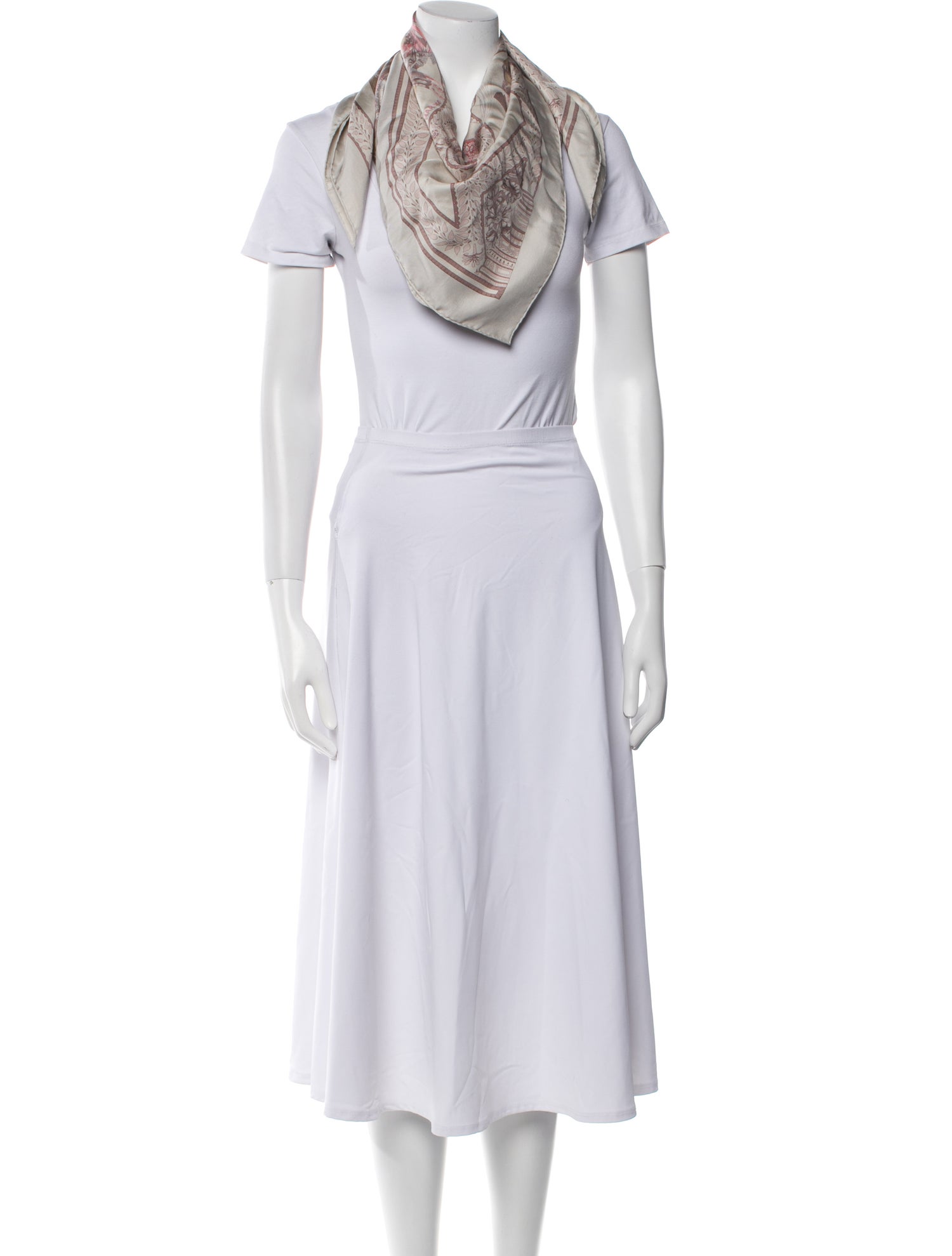 Hermès Cheval Marwari Dip Dye Silk Scarf